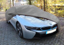 Vollgarage Mikrokontur® grau mit Spiegeltaschen für BMW i8