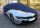 Blue indoor Car-Cover with mirror pockets for BMW i8