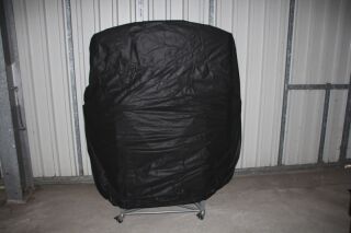 Hardtop Cover 1-layer non-vowen black fabric - Big size