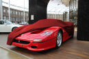 Red AD-Cover ® Stretch with mirror pockets for Ferrari F50