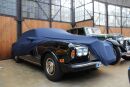 Blaue Vollgarage mit Spiegeltaschen für Rolls-Royce...