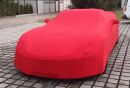 Vollgarage Mikrokontur® Rot mit Spiegeltaschen für Corvette Z06