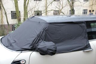 Antifrost Scheibenschutz mit Spiegeltaschen für BMW Mini