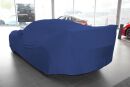 Blue AD-Cover ® Mikrokuntur with mirror pockets for Porsche 991 GT3 RS