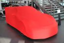 Red AD-Cover ® Mikrokuntur with mirror pockets for Porsche 991 GT3