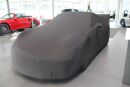 Black AD-Cover ® Mikrokuntur with mirror pockets for Porsche 991 GT3