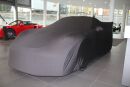 Black AD-Cover ® Mikrokuntur with mirror pockets for Porsche 991 GT3