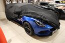 Black elastic Outdoor Car-Cover with mirror pockets for Lotus Elise S3