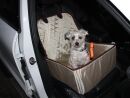 Dog Car Seat "Carino" Beige/ Brown