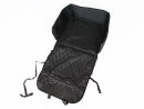 High-quality quilted dog car seat "Canino" black