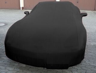 Vollgarage Mikrokontur® Schwarz mit Spiegeltaschen für Corvette Z06