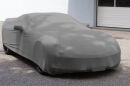 Grey AD-Cover ® Mikrokuntur with mirror pockets for Corvette C7